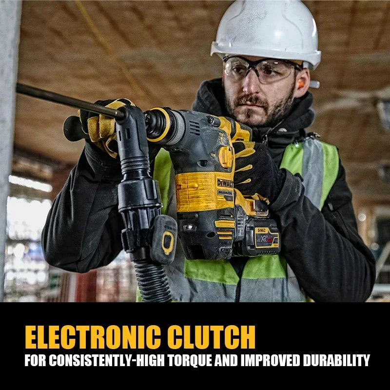 DEWALT DCH323 Kit Brushless Cordless 28mm SDS-Plus Hammer Drill 60V XR FLEXVOLT Lithium Power Tools 2.8J With Battery Charger