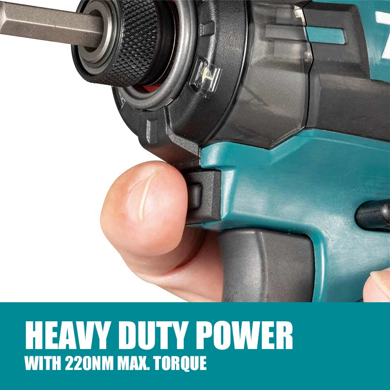 Makita TD002GZ Brushless Cordless Impact Driver XGT 40V Lithium Power Tools 3700RPM 220NM