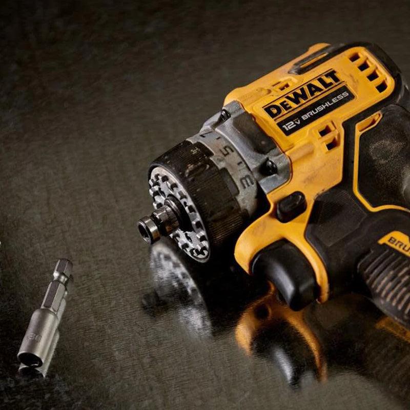 DEWALT DCD703 Brushless Cordless Compact 5-in-1 Drill Driver Electric Screwdriver 12V Lithium Power Tools 1500RPM 57.5NM