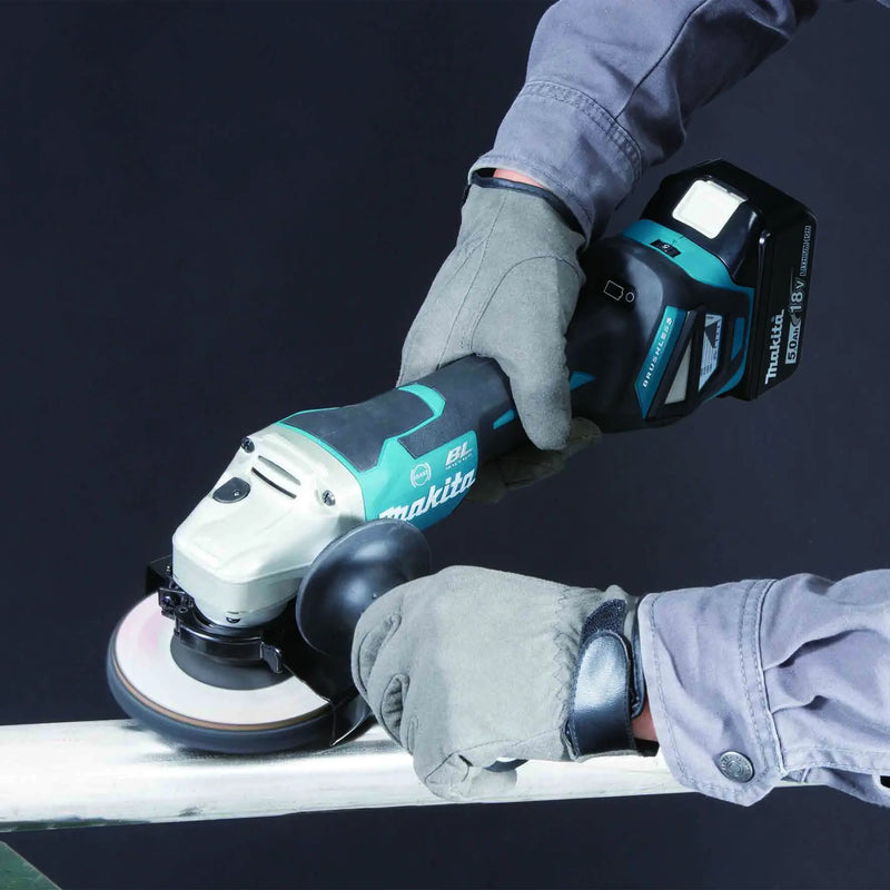 Makita DGA518Z Brushless Cordless 125MM (5") Variable Speed Paddle Switch Angle Grinder LXT 18V Lithium Power Tools 8500RPM