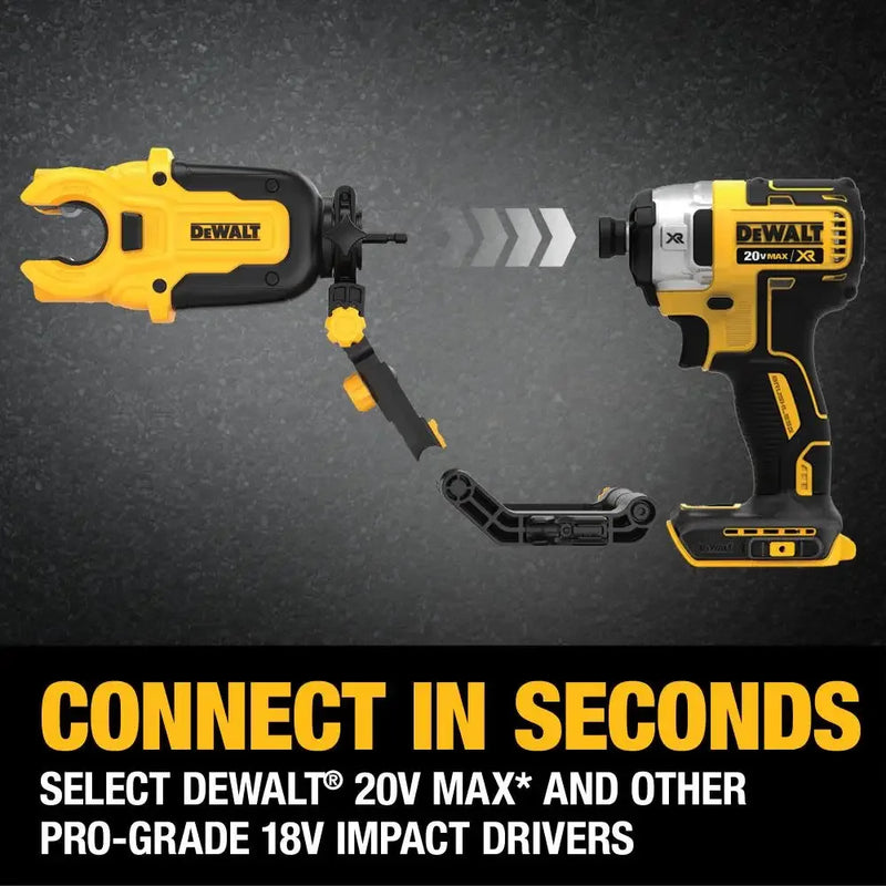 DEWALT IMPACT CONNECT™ DWACPRIR Copper Pipe Cutter Attachment DWAPVCIR PVC/PEX Pipe Cutter Attachment Power Tool Accessories