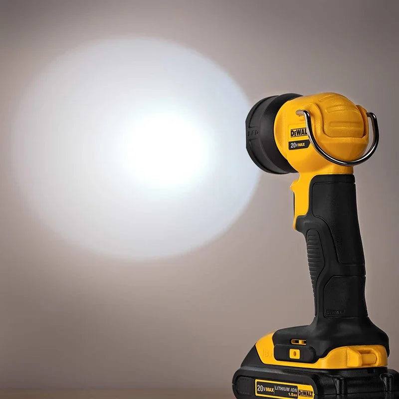 DEWALT DCL040 Kit Handheld LED Worklight 18V Lithium Battery Tools For Outdoor Camping Jobsite Cordless With Battery Charger