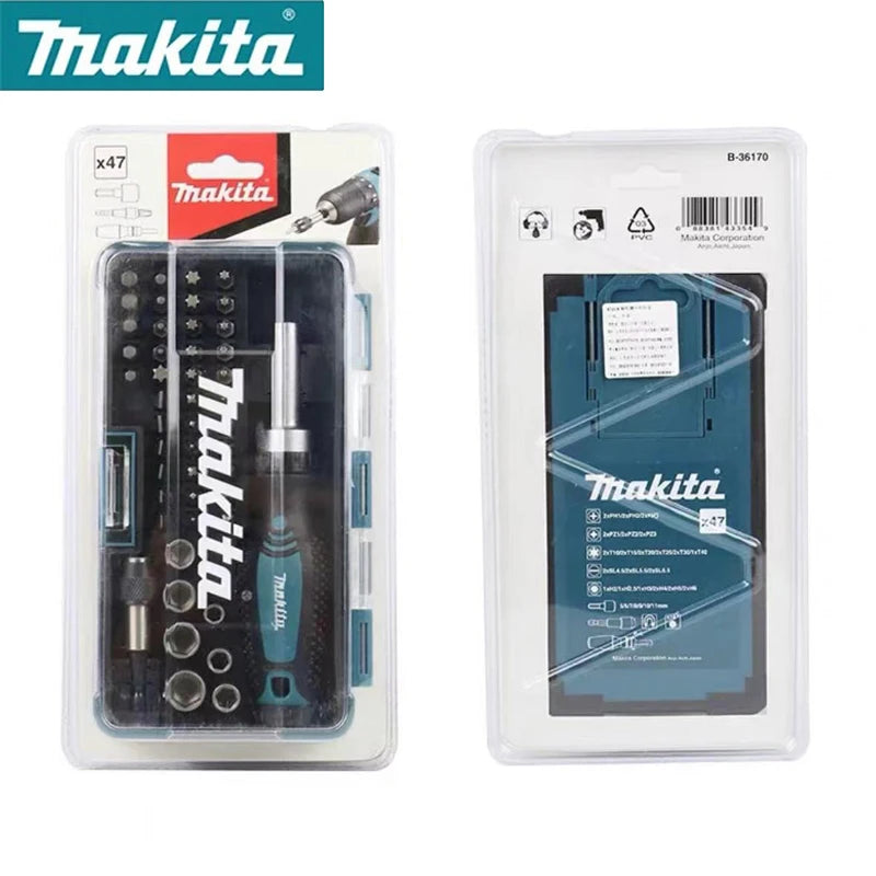 Makita B-36170 Ratchet Screwdriver Hand Tools Bits for Precision Wrench Set Repair Multi-tool Hexagon Drone Torx Ratchet Socket