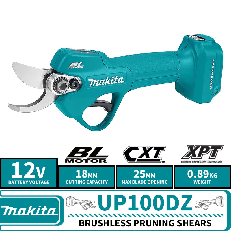 Makita UP100DZ Brushless Cordless Pruning Shears CXT 12V Lithium Power Tools Hedge Trimmer