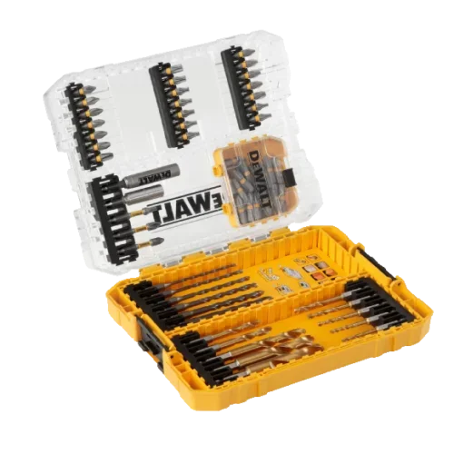 DEWALT DWACS65 65PCS Drill Driver Bit Accessories Set With Tough Medium Case Power Tool Accessories