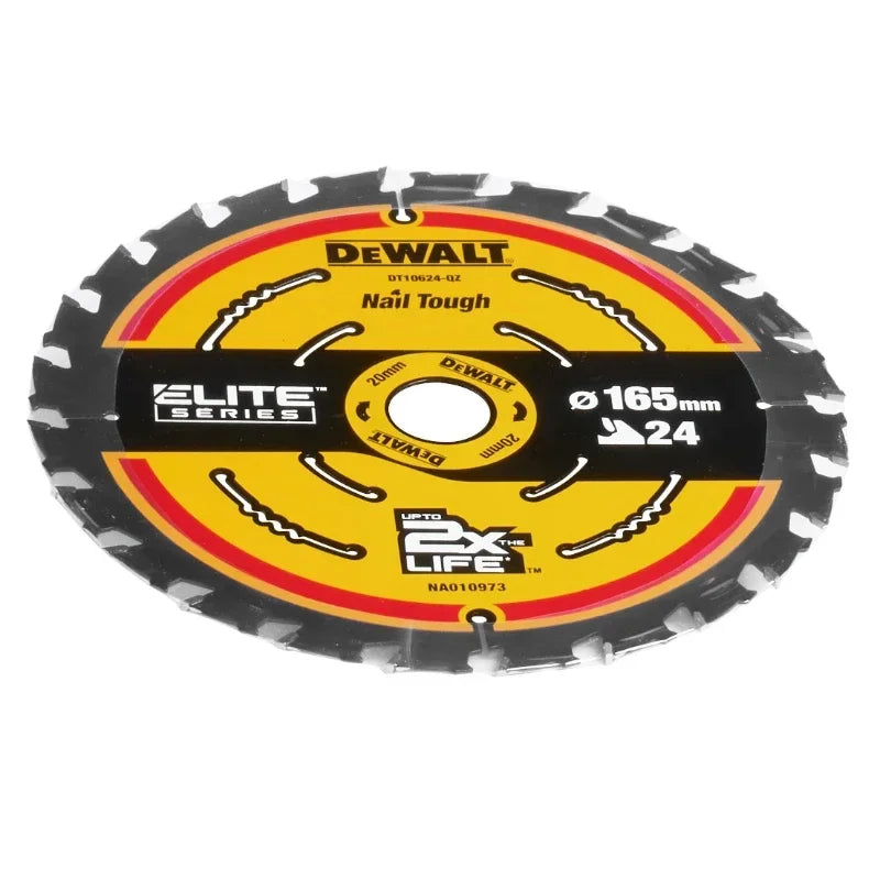 DEWALT DT10624 DT10640 165MM 20MM 24T/40T CIRCULAR SAW BLADE ELITE SERIES ELITE Circular Saw Blade