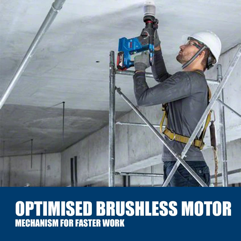 BOSCH GBH 187-LI Brushless Cordless Rotary Hammer With SDS PLUS 18V Lithium Power Tools 4350BPM 2.4J