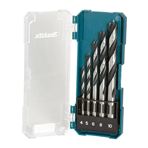 Makita D-72861 Wood Drill Bit Set 5PCS 4MM 5MM 6MM 8MM 10MM