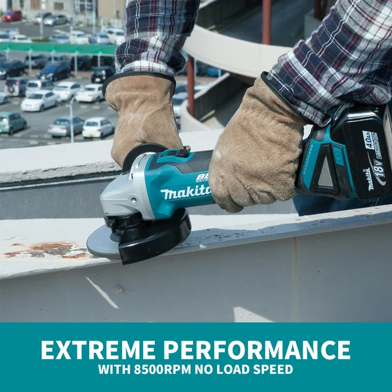 Makita DGA504Z Brushless Cordless 125MM Slide Switch Angle Grinder 18V LXT Lithium Power Tools 8500RPM