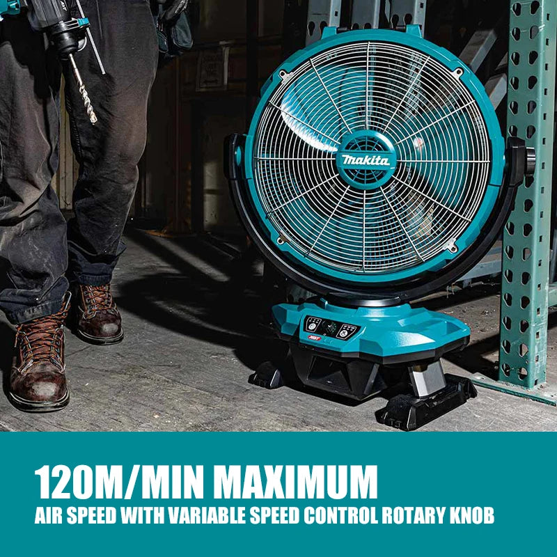 Makita CF003GZ Cordless XGT 450mm (17-¾") Jobsite Fan 40V Lithium Power Tools