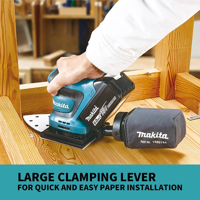 Makita DBO480Z 18V LXT 1/4 Cordless Sheet Palm Sander Lithium Power Tools 14000OPM 28000RPM