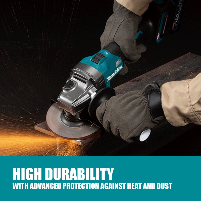 Makita GA023GZ XGT Brushless Cordless 125mm (5") Variable Speed Slide switch Angle Grinder 40V Lithium Power Tools 8500RPM