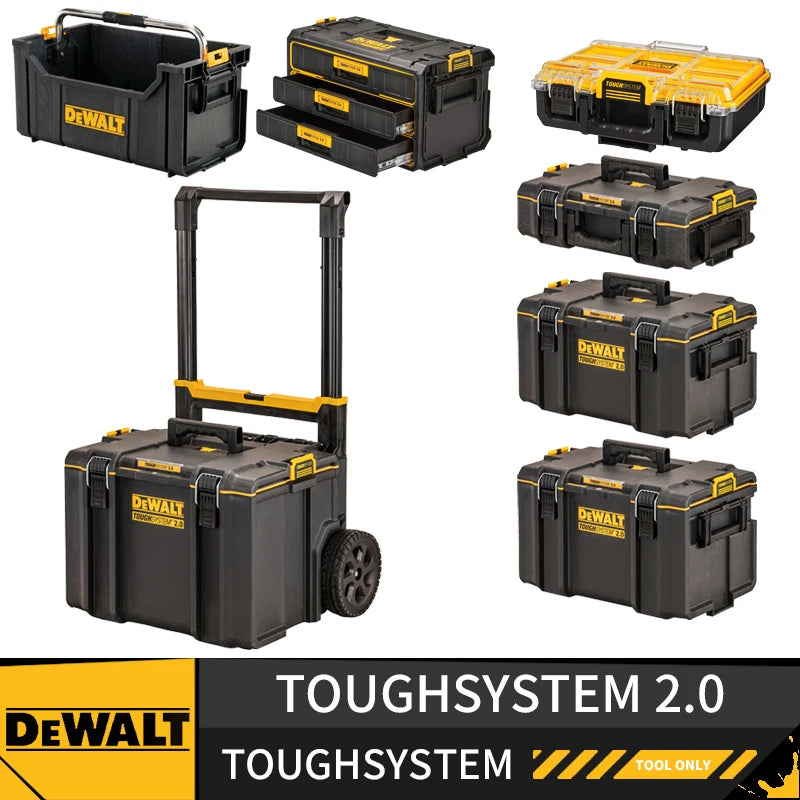 DEWALT DS100 DS166 DS300 DS400 DS450 DS280 TOUGHSYSTEM 2.0 Mobile Stackable Storage Tool Box