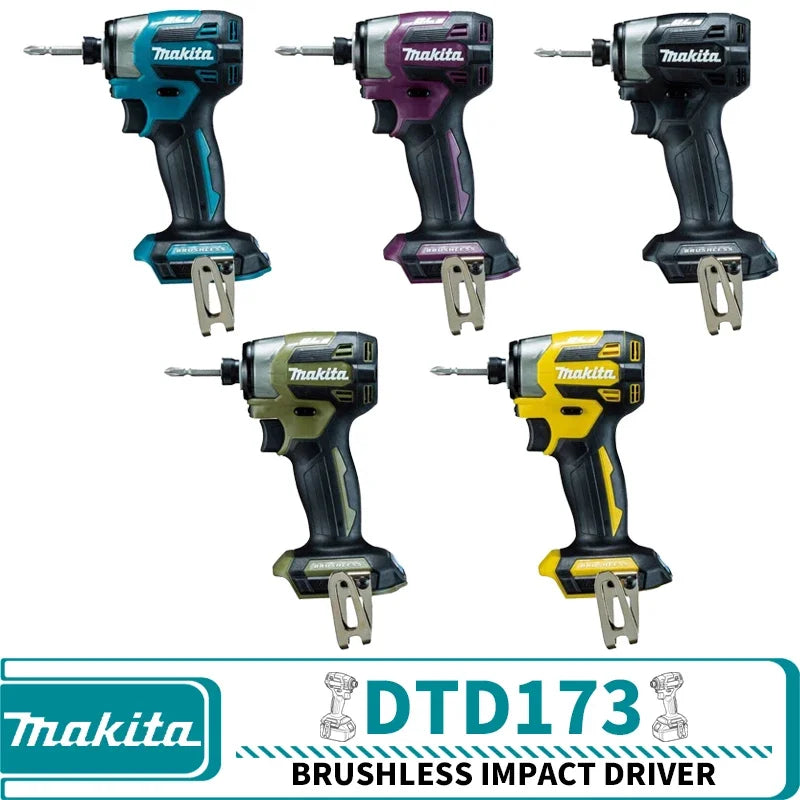 Makita DTD173 Brushless Cordless Impact Driver 18V Lithium Power Tools