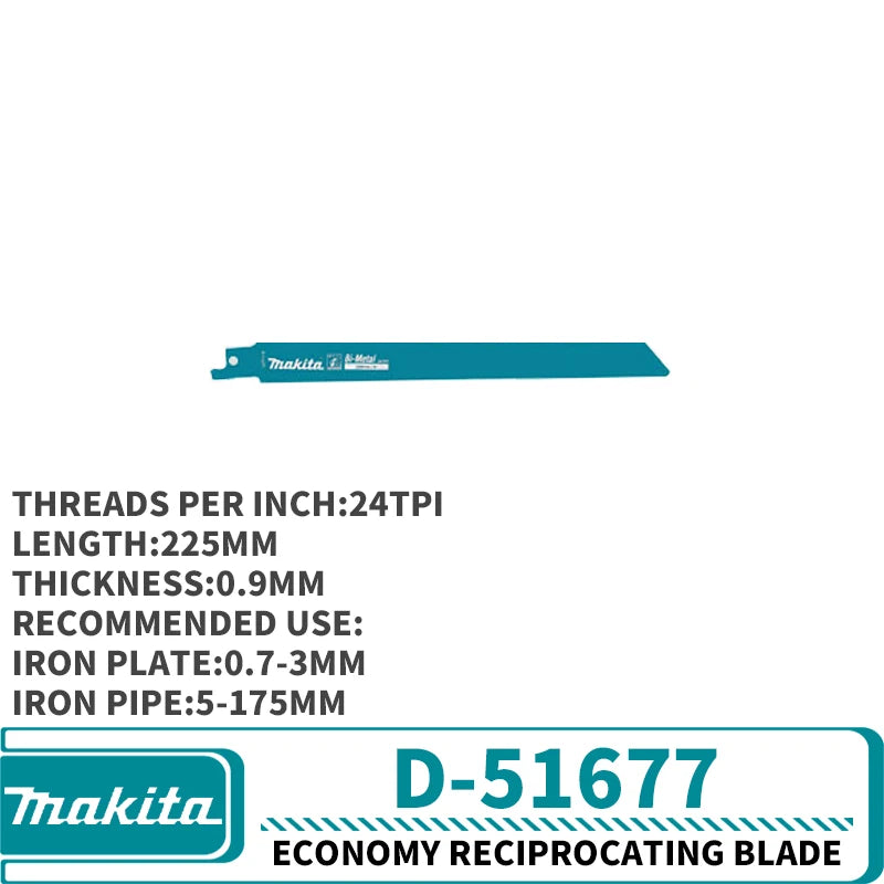 Makita Bi-Metal Economy Reciprocating Blade D-51627 D-51655 D-51633 D-51661 D-51649 D-51677