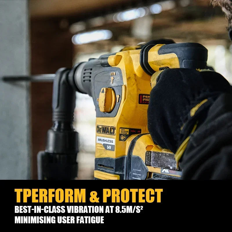 DEWALT DCH323 Brushless Cordless 28mm SDS-Plus Hammer Drill 60V XR FLEXVOLT Lithium Power Tools 980RPM 2.8J