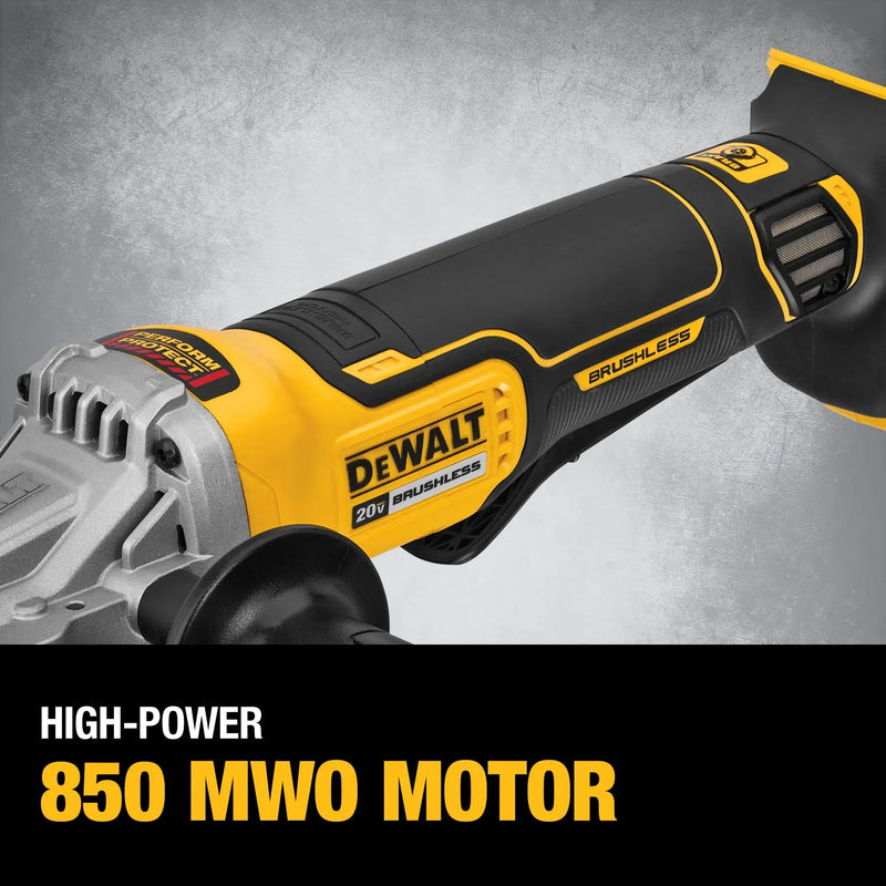 DEWALT DCG413FB Brushless Cordless Paddle Switch 125MM 5in. Angle Grinder 20V Lithium Power Tools