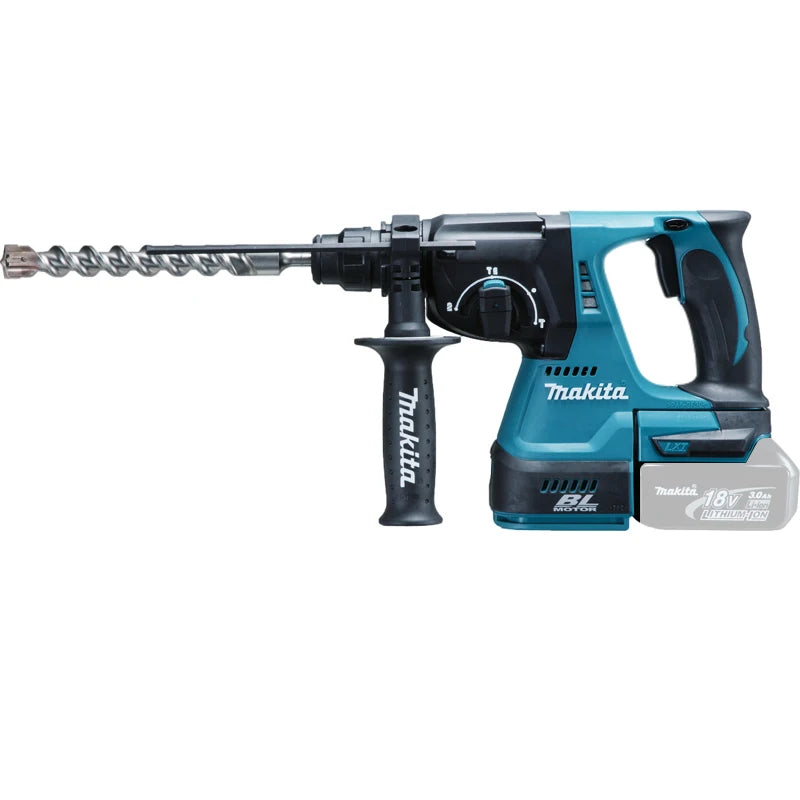 Makita DHR242Z LXT Brushless Cordless 24MM Rotary Hammer 18V Lithium Power Tools Hammer Impact Drill 4700IPM SDS PLUS