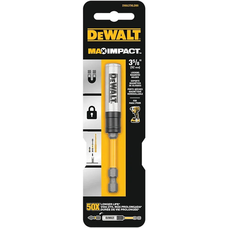 DEWALT DWA3THLDMI MAX Impact 3in Torsion Impact Bit Holder Driver Power Tool Accessories