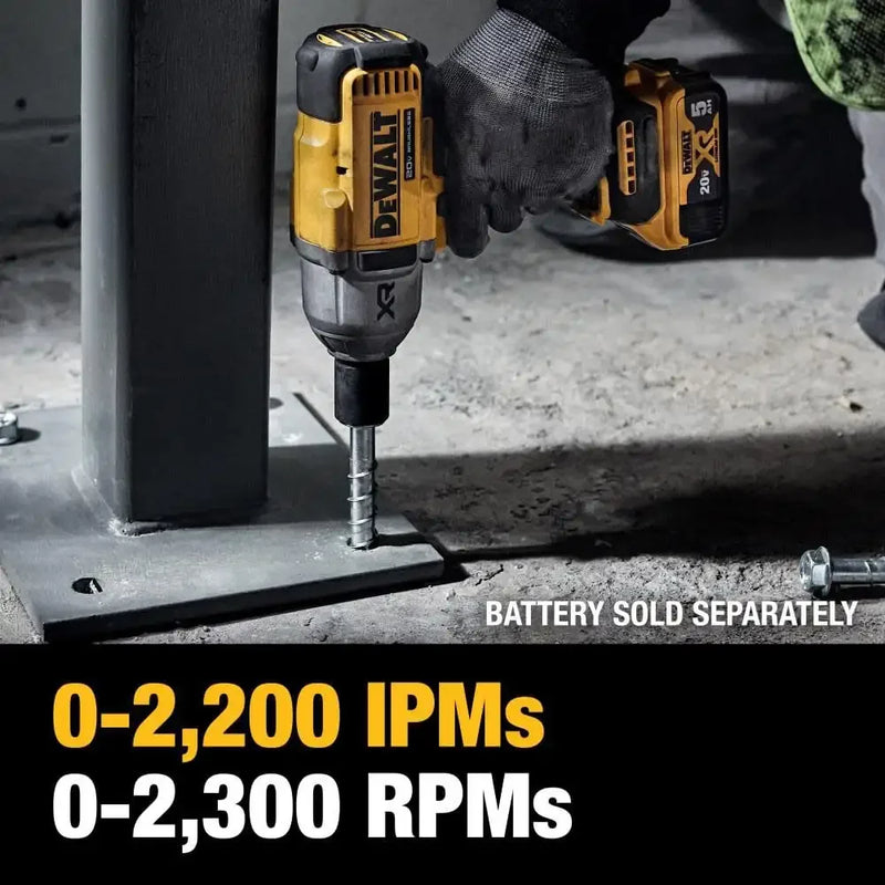 DEWALT DCF900 1/2In Brushless Cordless High Torque Impact Wrench With Hog Ring Anvil 20V Lithium Power Tools