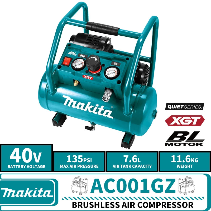 Makita AC001GZ Brushless Cordless Air Compressor XGT 40V Lithium Power Tools