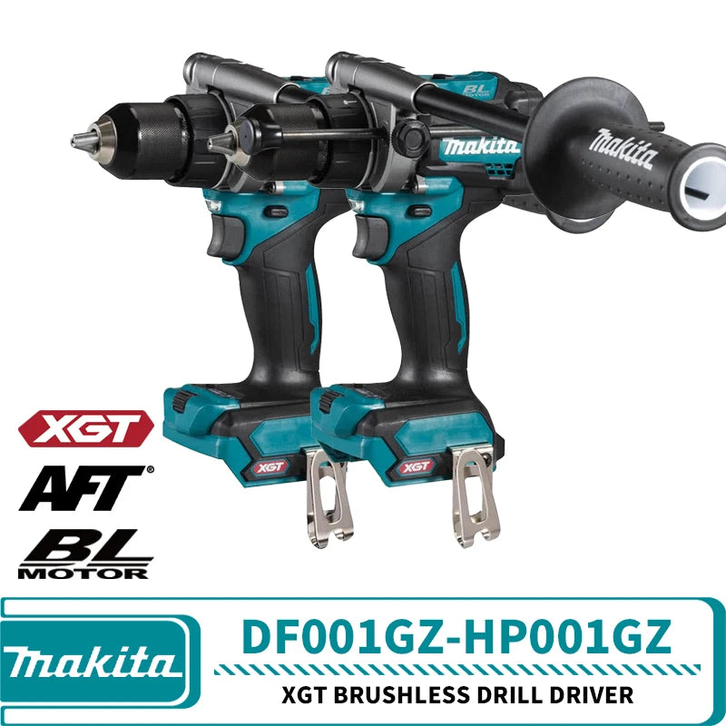 Makita DF001GZ HP001GZ Brushless Cordless Drill Driver 40V XGT Lithium Power Tools 2600RPM