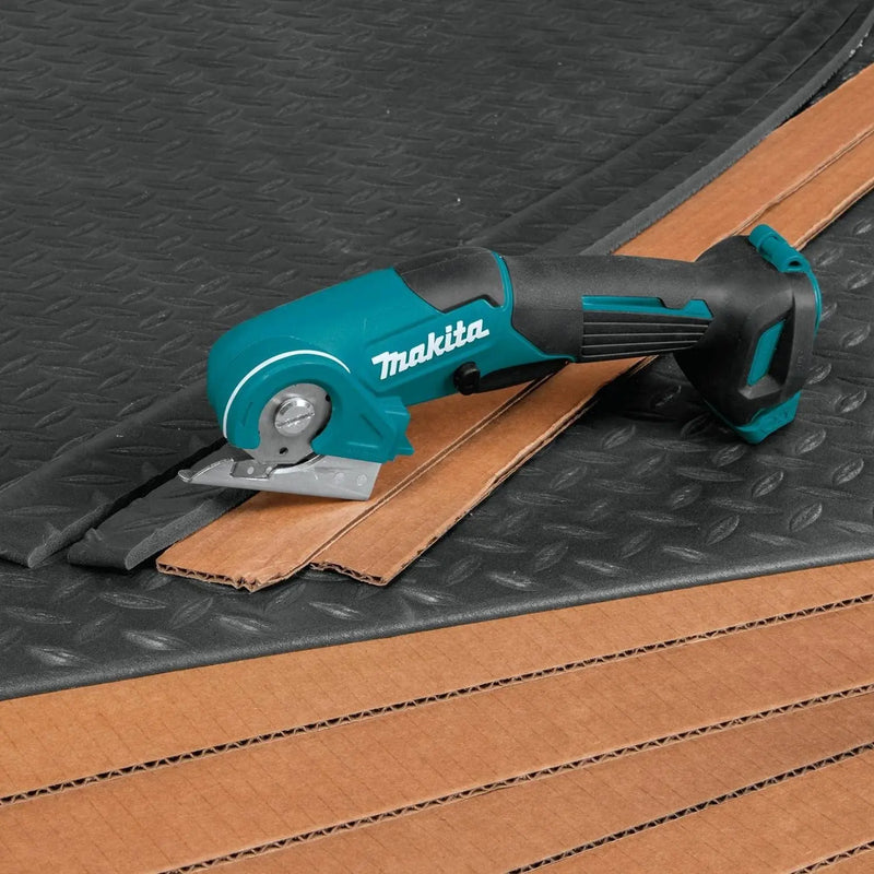 Makita CP100DZ 12V CXT Cordless Multi Cutter Lithium Power Tools With Battery Charger Carpet Corrugated Paper Electric Scissors