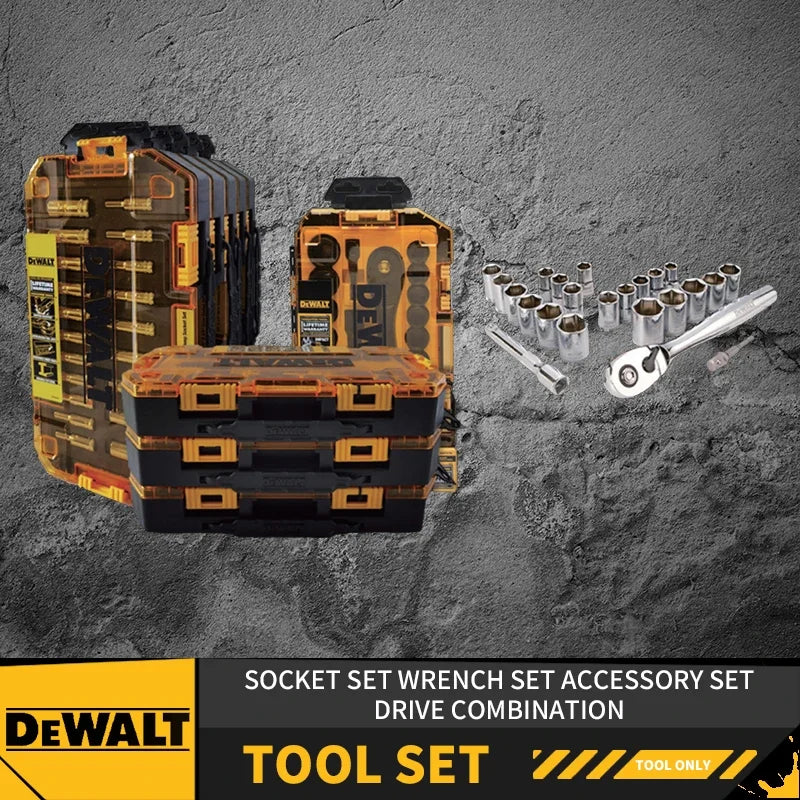 DEWALT Hand Tools Drive Combination Socket  Wrench Accessory Set Power Tool Accessories Automotive