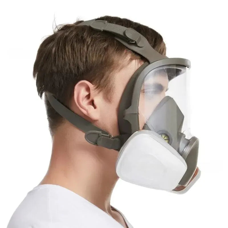 6800 Anti-Fog Gas Mask, Industrial Paint, Spray, Vaccination, Safety, Work, Dust Filter, Full Face Protection with Formaldehyde