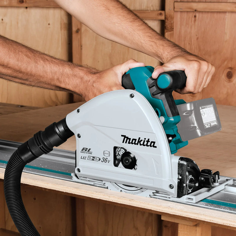 Makita DSP601ZJ Brushless Cordless 165mm (6-½") Plunge Cut Saw LXT 36V Lithium Power Tools