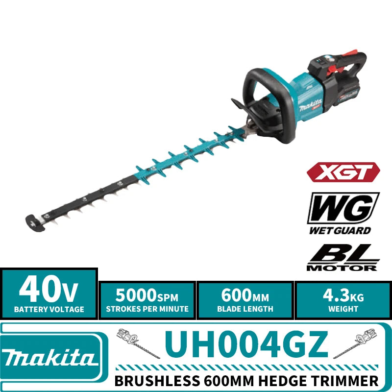 Makita UH004GZ UH005GZ UH006GZ UH007GZ Brushless Cordless Hedge Trimmer 40V Lithium Garden Power Tools)