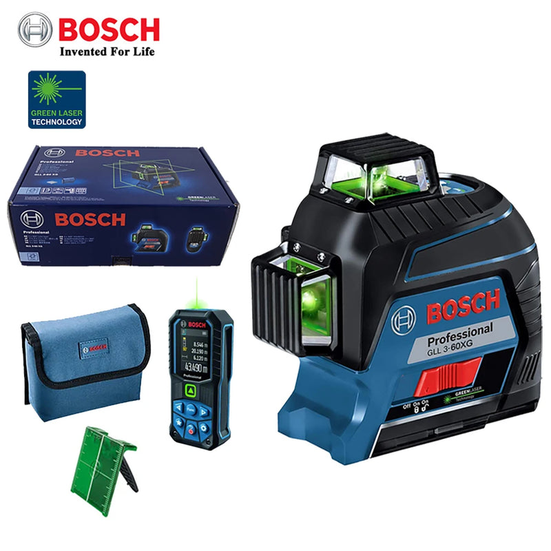 Bosch GLL 3-60 XG Professional Laser Level 360 Auto Leveling Green 12-line Lasers Indoor And Outdoor Precise Construction Tools