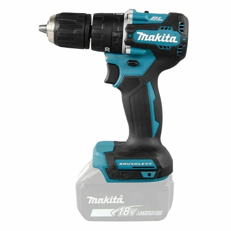 Makita DHP487 Cordless Hammer Driver Drill 18V LXT Brushless Motor Impact Electric Screwdriver Variable Speed Power Tool